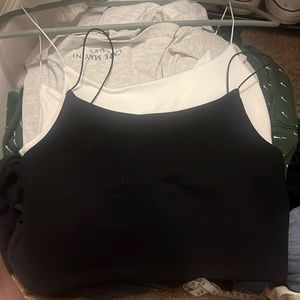 To Victoria’s Secret, black and white tank tops brand new